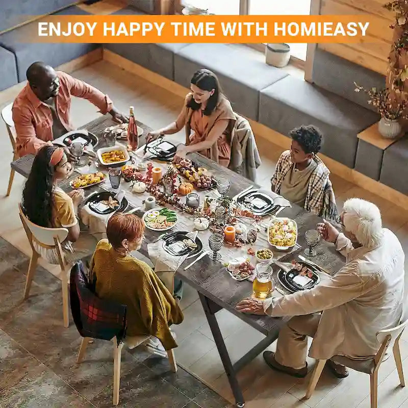 Farmhouse Dining Table for 6-8 People