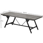 Farmhouse Dining Table for 6-8 People