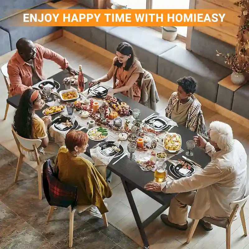 Farmhouse Dining Table for 6-8 People