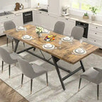 Farmhouse Dining Table for 6-8 People