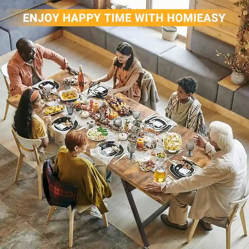Farmhouse Dining Table for 6-8 People
