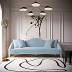 Velvet Sofa - 96W x 36.2D x 34.3H - 96W x 36.2D x 34.3H