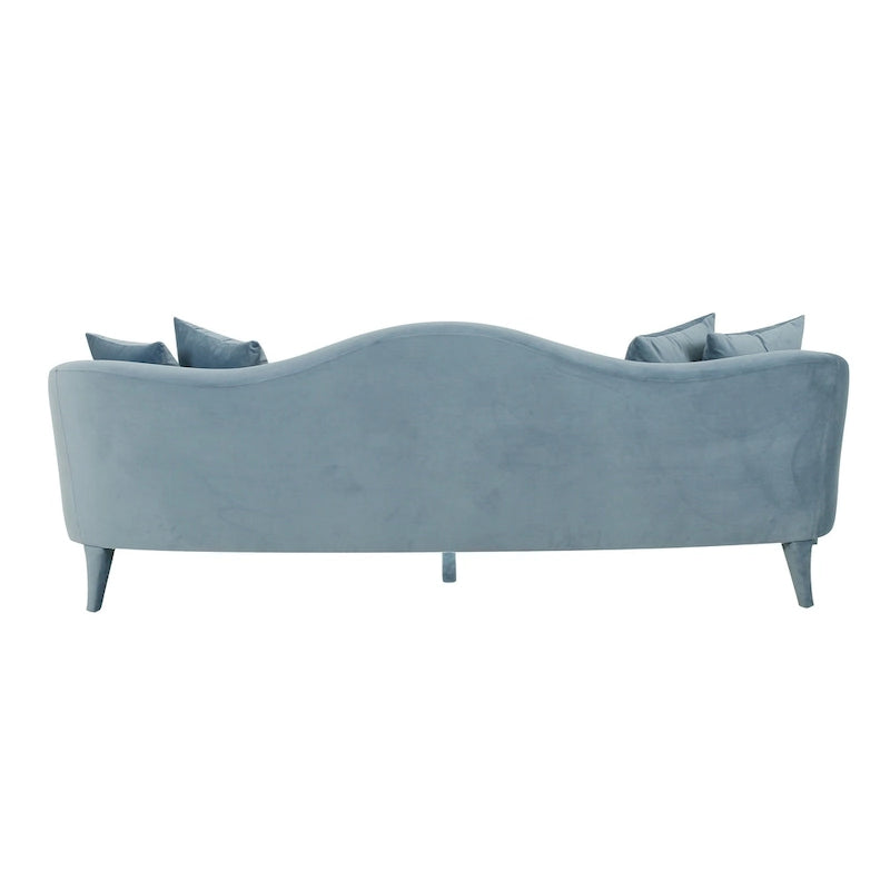Velvet Sofa - 96W x 36.2D x 34.3H - 96W x 36.2D x 34.3H