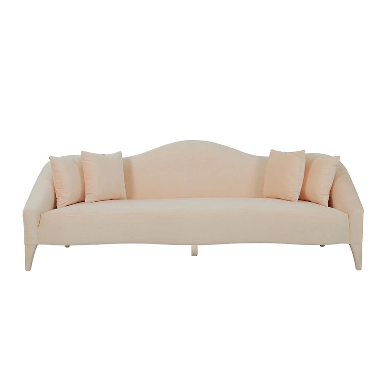 Velvet Sofa - 96W x 36.2D x 34.3H - 96W x 36.2D x 34.3H