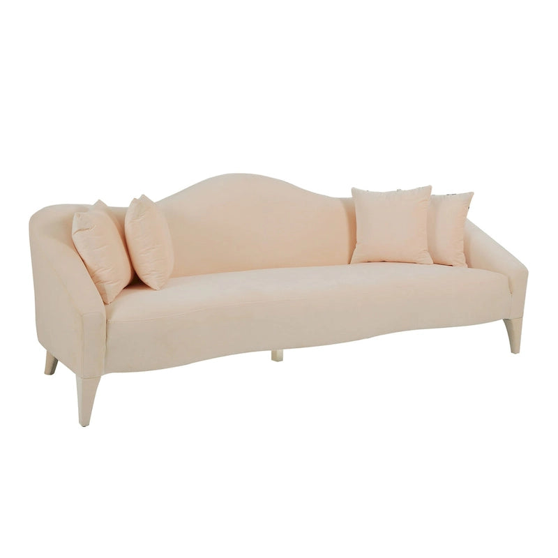 Velvet Sofa - 96W x 36.2D x 34.3H - 96W x 36.2D x 34.3H