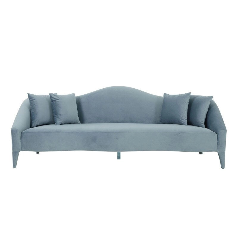 Velvet Sofa - 96W x 36.2D x 34.3H - 96W x 36.2D x 34.3H