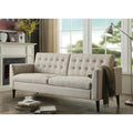  Estrella Multicolor Tufted Square Arm Loveseat 33 inches Wide