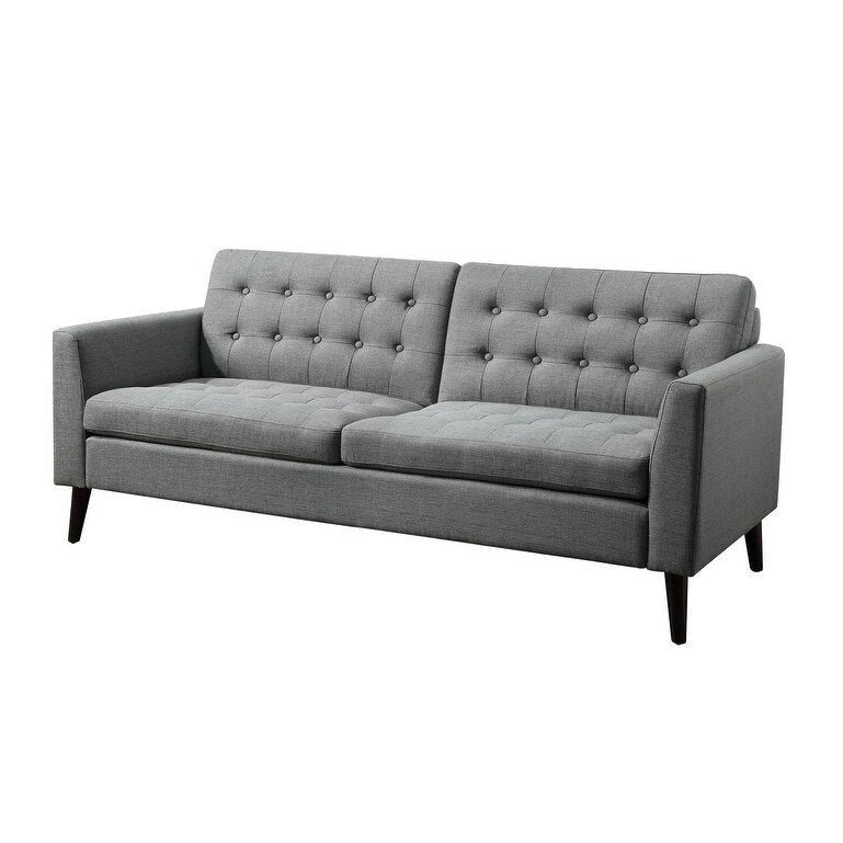 Estrella Multicolor Tufted Square Arm Loveseat, 68W x 33D x 33H in