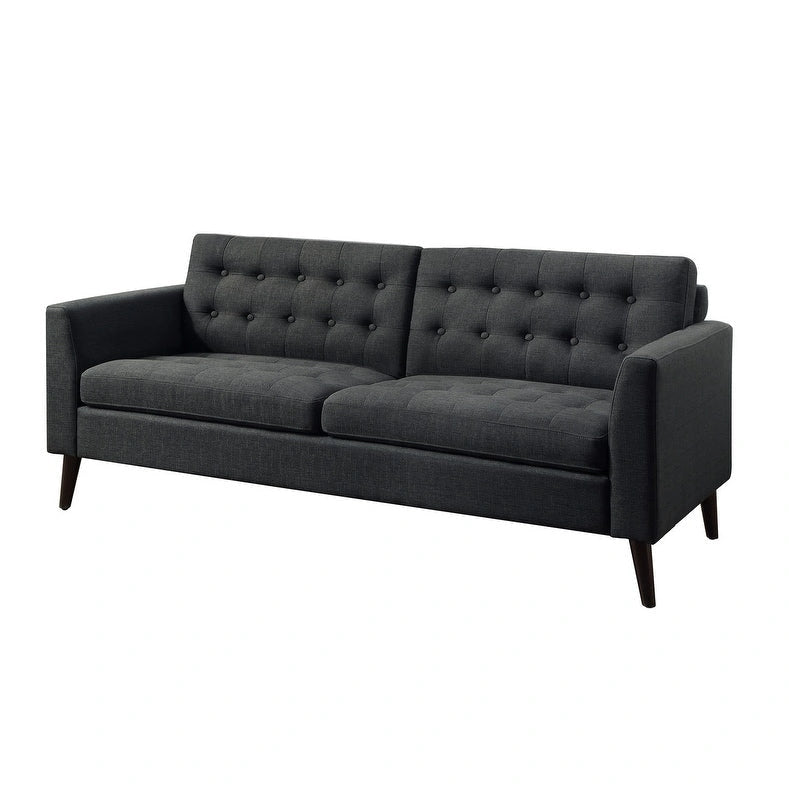 Estrella Multicolor Tufted Square Arm Loveseat, 68W x 33D x 33H in