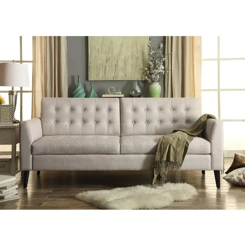 Estrella Multicolor Tufted Square Arm Loveseat, 68W x 33D x 33H in