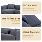 102 L Shape Sectional Sofa Couch