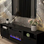 Electric Fireplace and TV Stand Combo