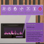 Electric Fireplace and TV Stand Combo