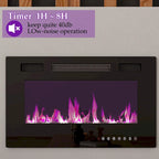 Electric Fireplace and TV Stand Combo