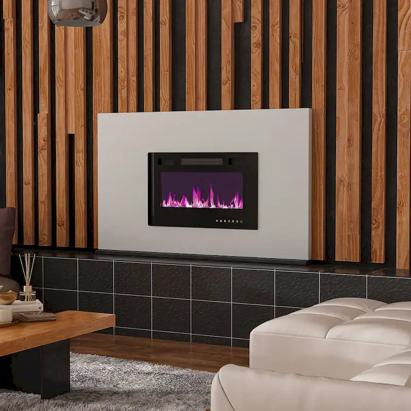 Electric Fireplace and TV Stand Combo