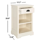Storage Side Table — 17.7 x 13.8 x 29.9 in (W18 x D14 x H30)