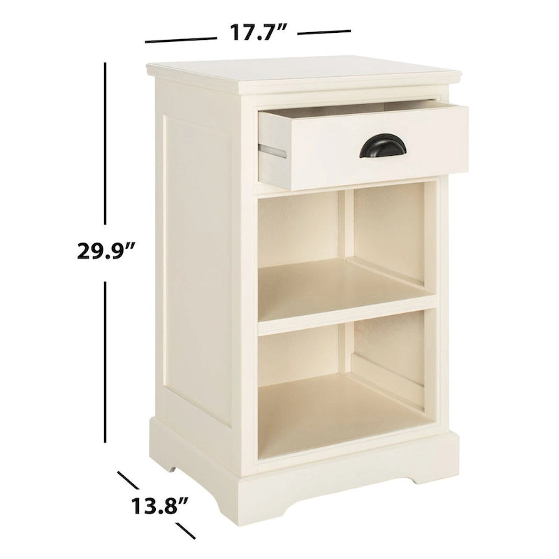 Storage Side Table — 17.7 x 13.8 x 29.9 in (W18 x D14 x H30)