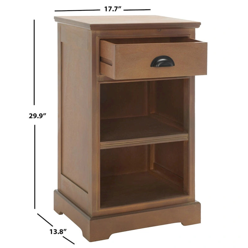 Storage Side Table — 17.7 x 13.8 x 29.9 in (W18 x D14 x H30)