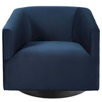 Twist Swivel Performance Velvet Upholstery Chair (Set of 2)