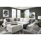 Oversized Accent Ottoman with Performance Fabric